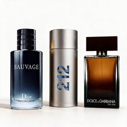 Set Uomo 3-in-1 — Sauvage, 212 Men & The One